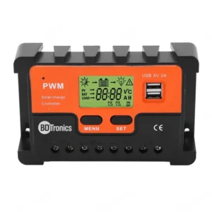 Good Quality 12V/24V 30A PWM Solar Charge Controller 48V Solar Panel Lead Acid Lithium Battery