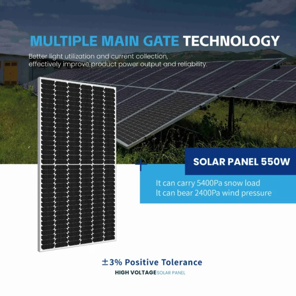 High Voltage Solar Panel