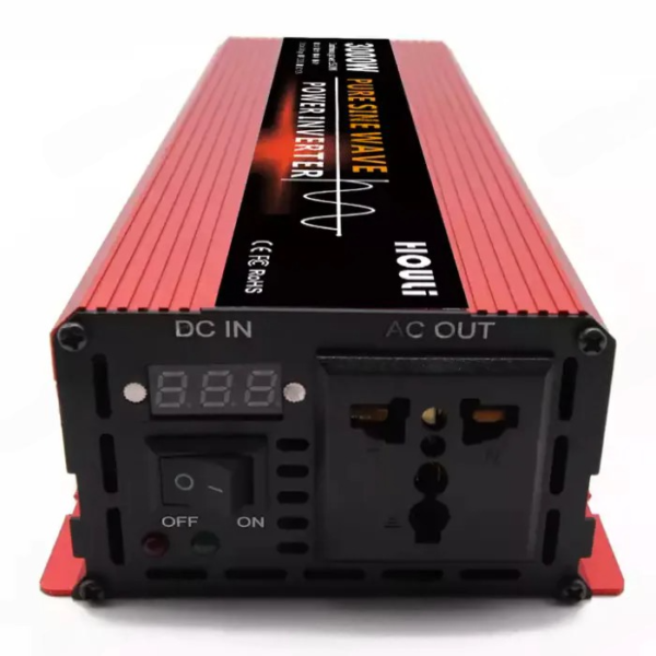High Quality 3000W Pure Sine Wave Solar Inverter Input 12V 24V 48V DC to Output 220V AC - Image 2