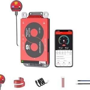DALY Smart BMS 4S 12V 100A with WiFi Module and CAN 485 Communication Protection Board for Remote Monitoring of LifePO4 Lithium Battery Pack